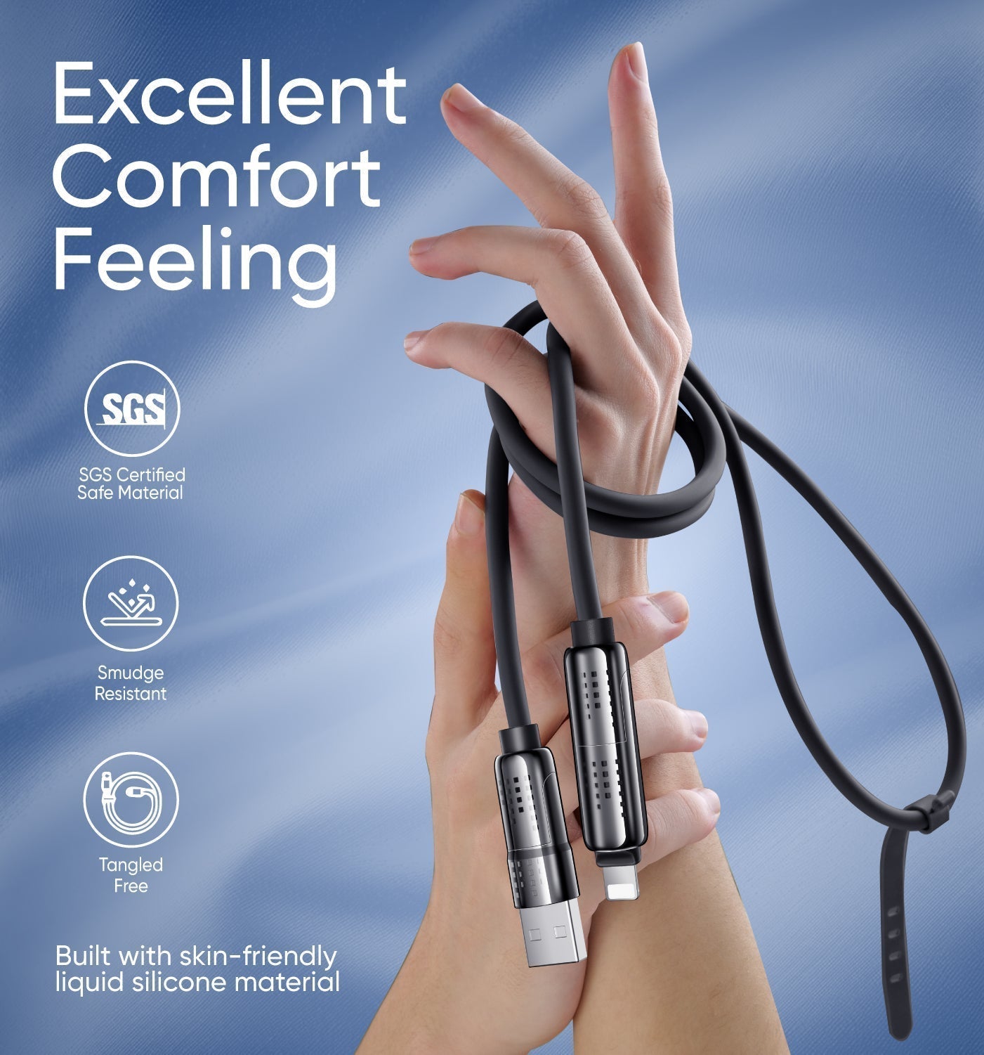 🔥Final 3 Hours: 70%OFF⚡4-in-1 Charging Cable fast charging