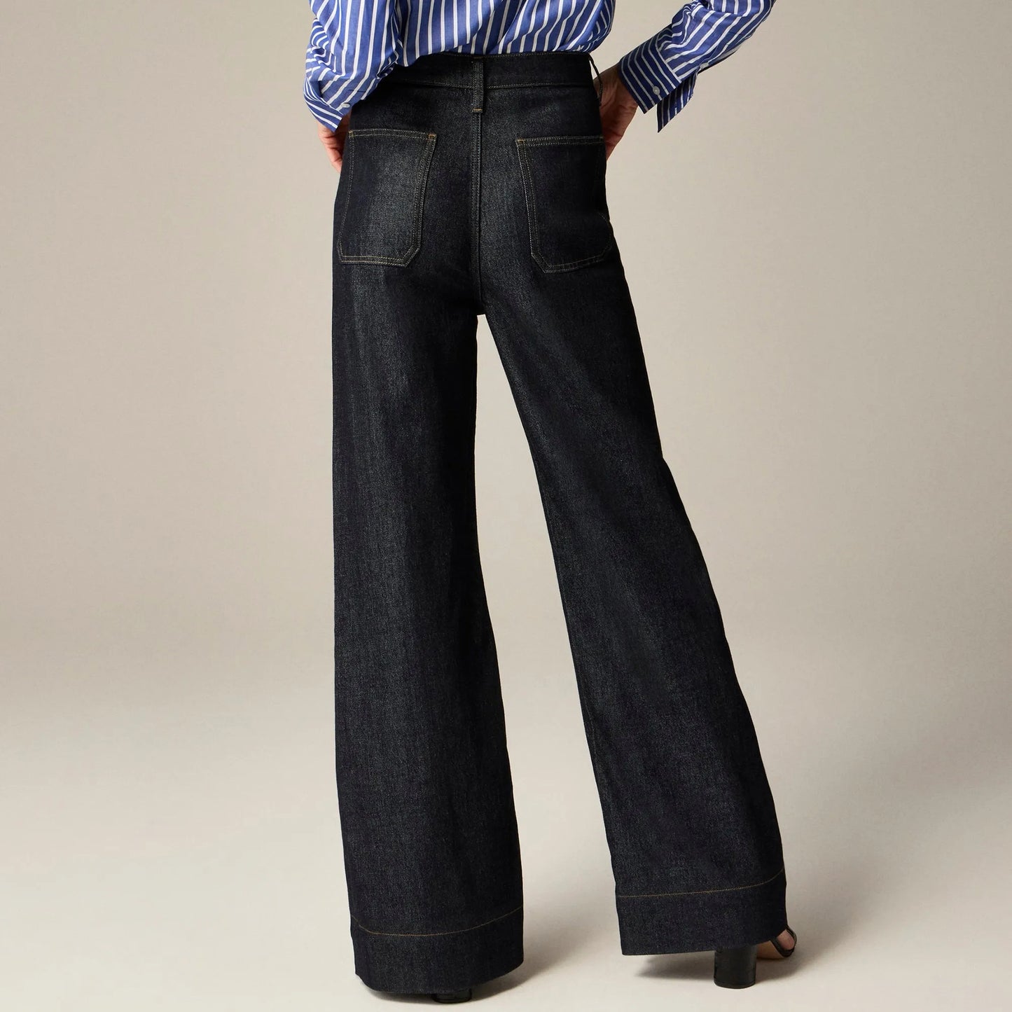Tummy Control Sailor Wide Leg Jeans (Buy 2 Free Shipping)