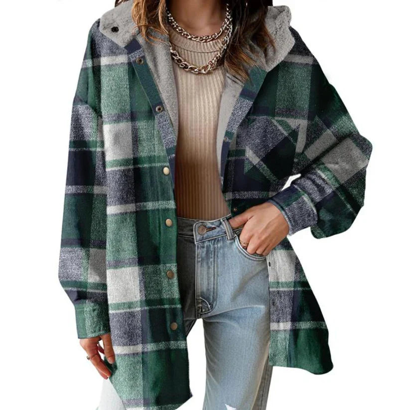 Ceylan Teddy Bear Cozy Flannel Jacket