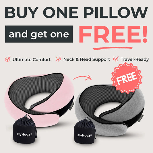 ComfyFly Travel Comfort Pillow Set