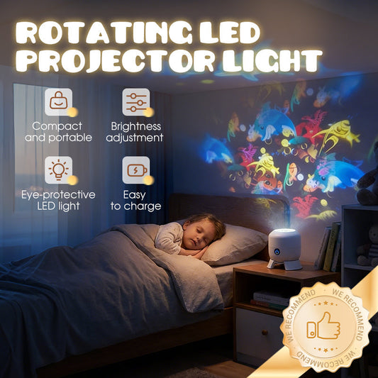 PulseGlow Rotating LED Light