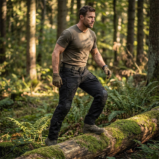 📢📢50%  OFF !! ⏰Men's Tactical Cargo Pants with Knee Pads